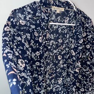Floral kimono, Wall Flower size small